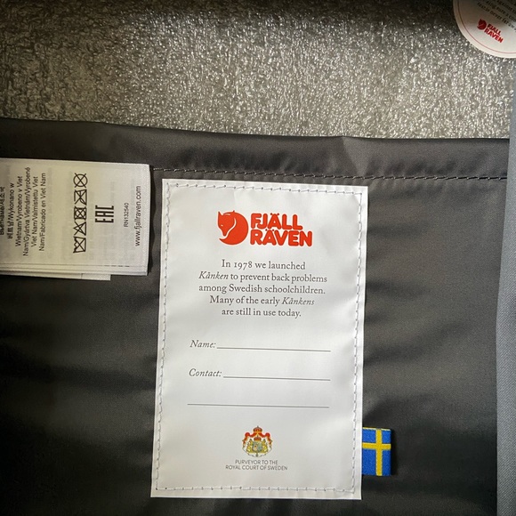 SOLD NWT FJALLRAVEN KÅNKEN LAPTOP 15" BACKPACK - Picture 5 of 6